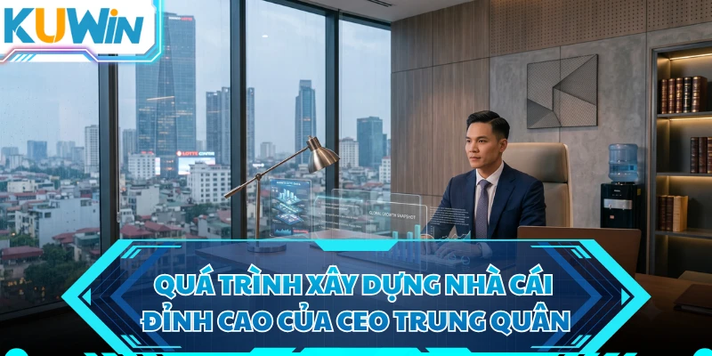 Quá trình xây dựng nhà cái đỉnh cao của CEO Trung Quân